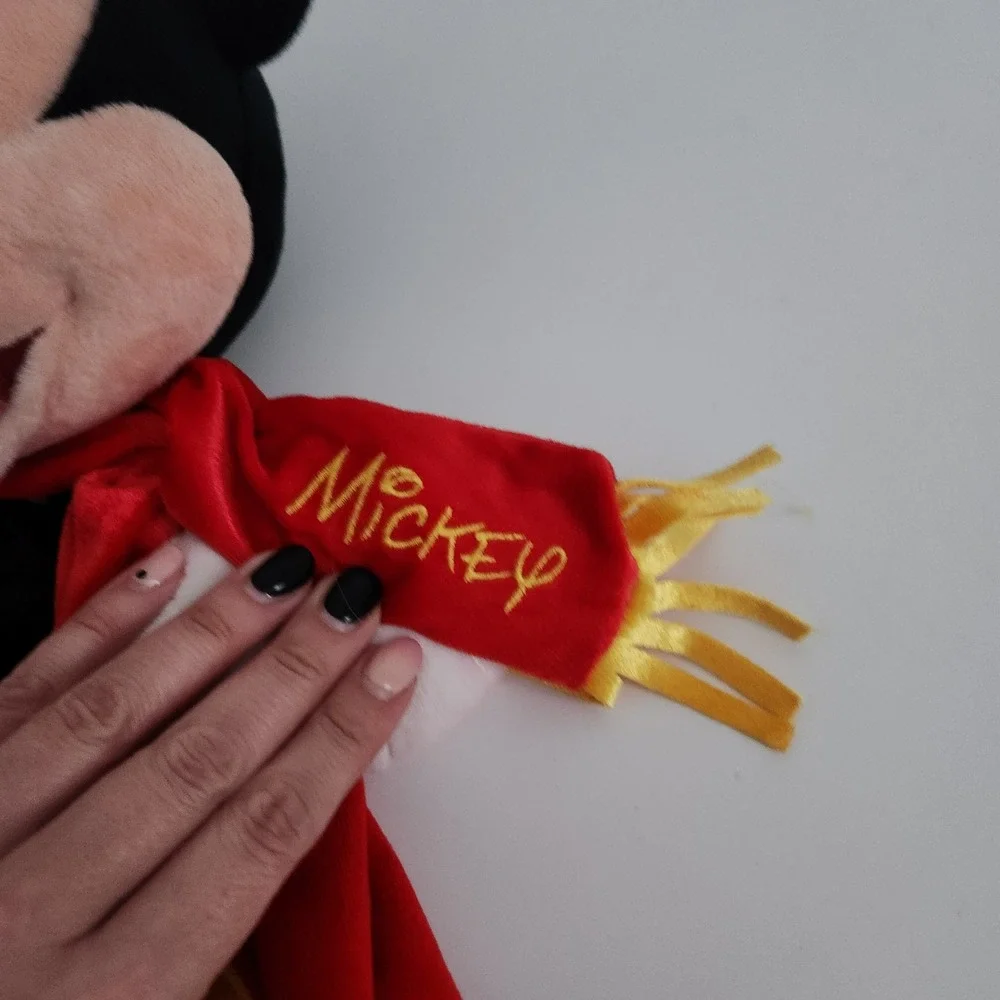 Disney Parks Authentic Mickey Mouse Christmas Stocking Plush Head Scarf 20